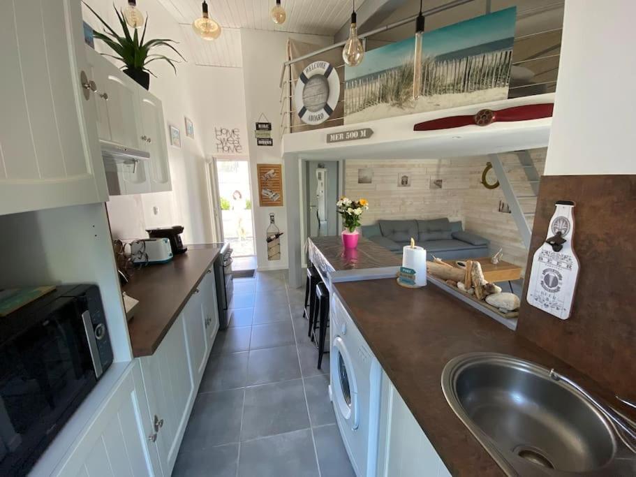 Agreable Maison, Plage A 400M, Jardin, Piscine Et Tennis サン・パレ・シュル・メール エクステリア 写真