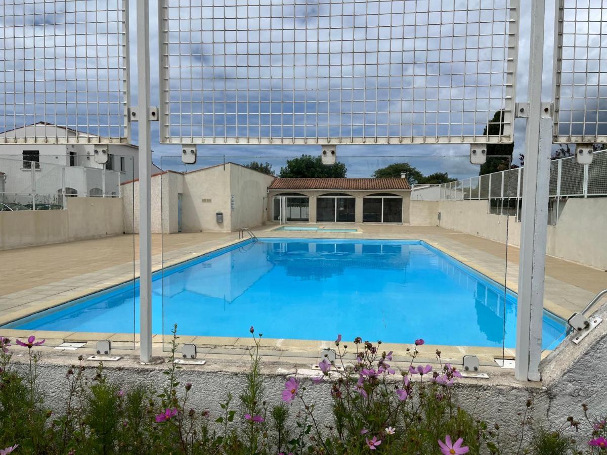 Agreable Maison, Plage A 400M, Jardin, Piscine Et Tennis サン・パレ・シュル・メール エクステリア 写真